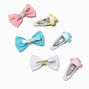 Claire&#39;s Club Daisy &amp; Bow Mixed Snap Hair Clips - 6 Pack,