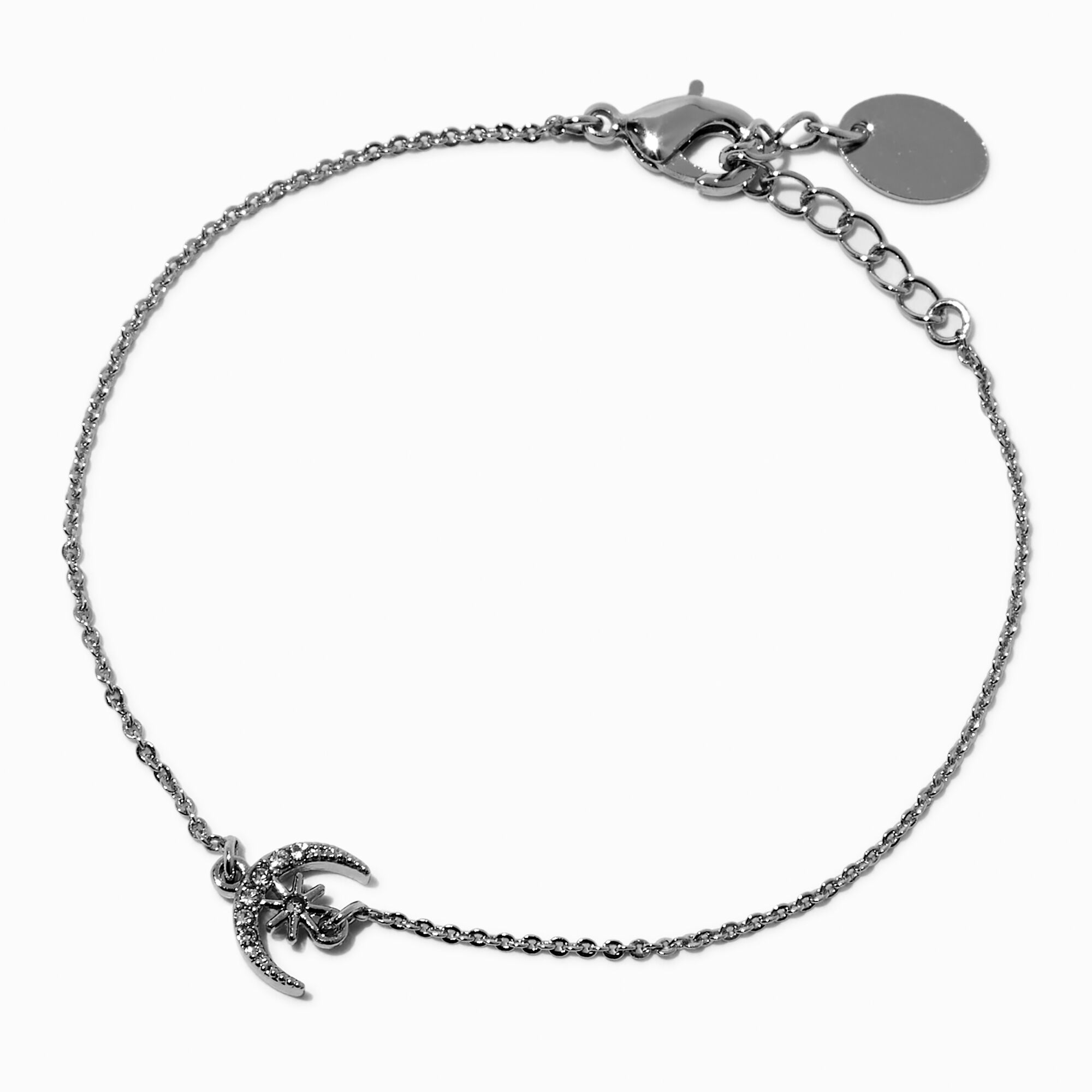 Claire's Club Silver Delicate Heart Tiara,