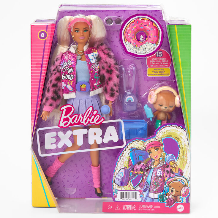 Barbie Extra Doll & Accessories Set With Mix & Match Pieces For 30+ Looks