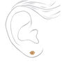Gold Spring Floral Stud Earrings - 6 Pack,
