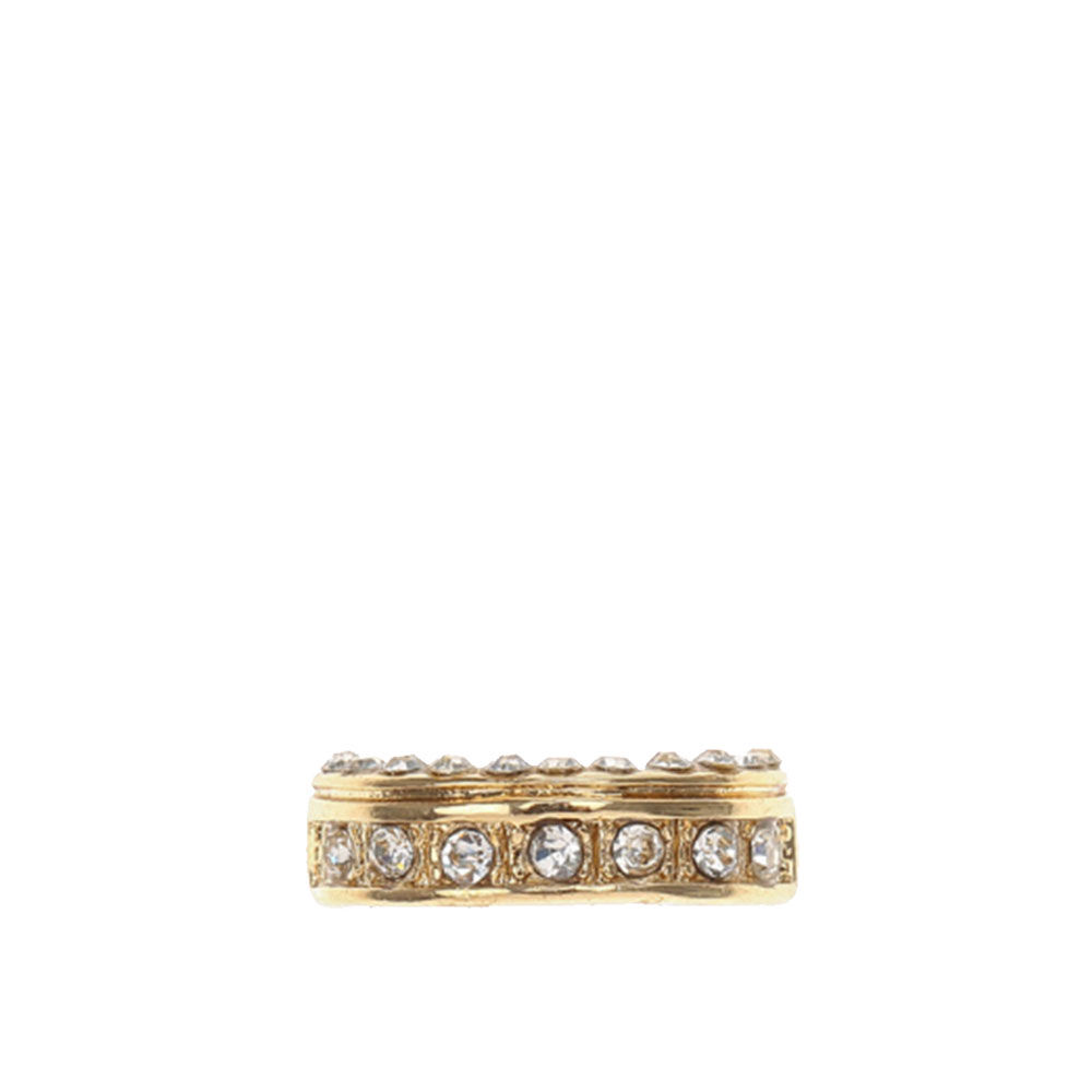 Fausse boucle de cartilage bling bling couleur dorée,