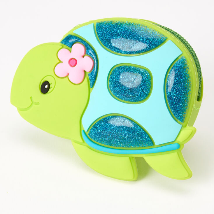 Claire's Porte-monnaie silicone Tessa la tortue - Vert