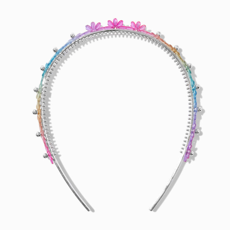 Claire&#39;s Club Rainbow Daisy Headband,