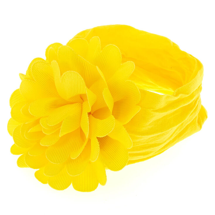 Claire's Bandeau à fleurs jaunes du Claire's Club