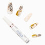 Sunburst Jelly Squareletto Vegan Faux Nail Set - 24 Pack,