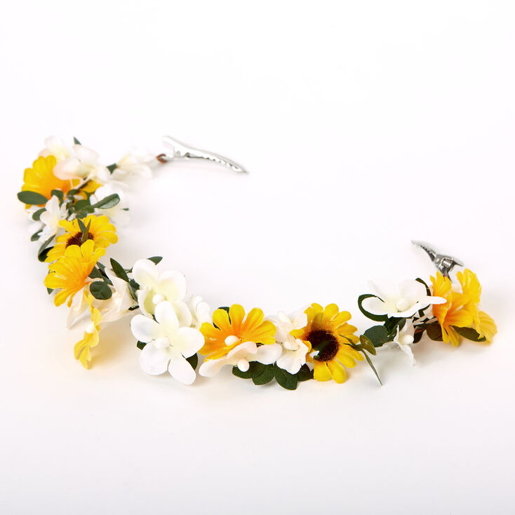 Claire's Ornement pour cheveux tournesol
