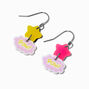 Star &quot;Pow&quot; Drop Earrings,