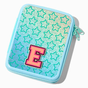 Blue Initial Makeup Tin - E,