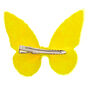 Barrette &agrave; cheveux papillon fluo - Jaune,