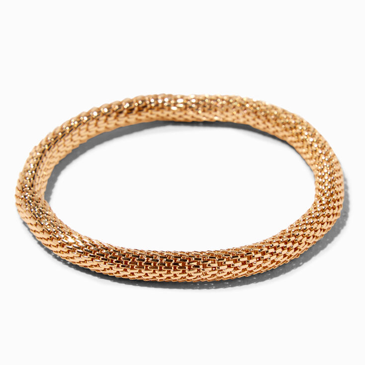 Gold Mesh Stretch Bracelet,