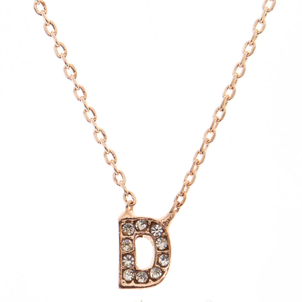 D charm clearance necklace