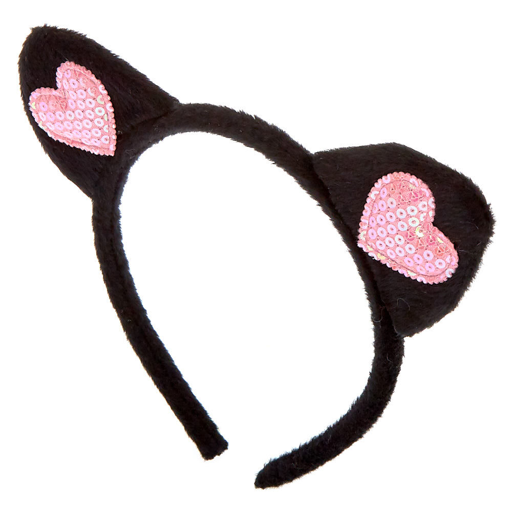 Claire's Club Cat Costume Kit - Black, 4 Pack,