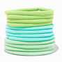 Green Luxe Hair Ties - 12 Pack,