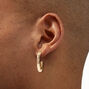 Gold-tone Graduated Hoop Earrings - 3 Pack,