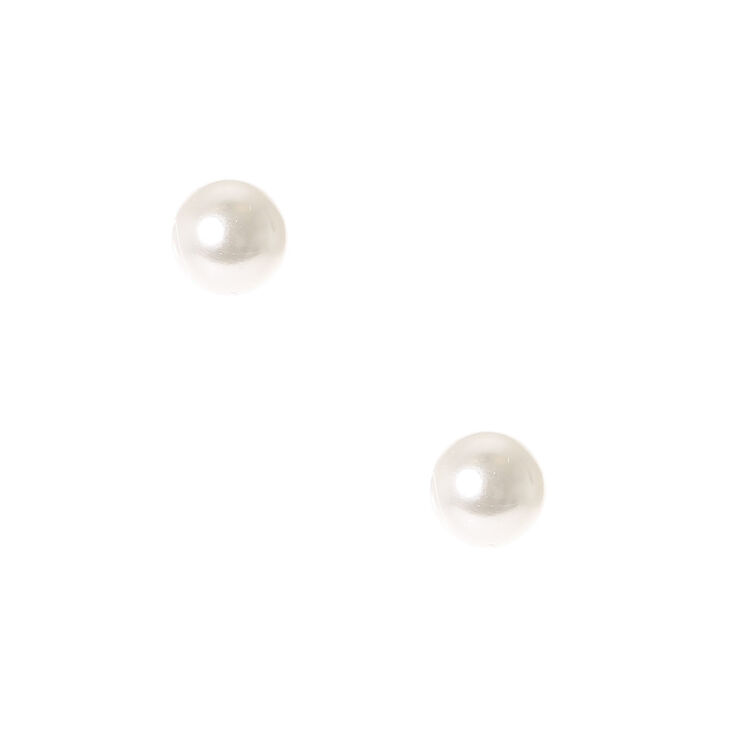 Pearl 8MM Stud Earrings,