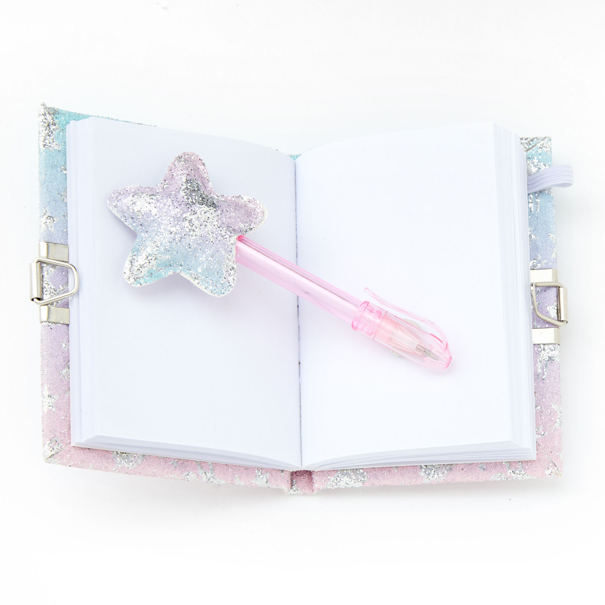 Journal intime à cadenas licorne avec dégradé de tons Claire's Club - Violet,