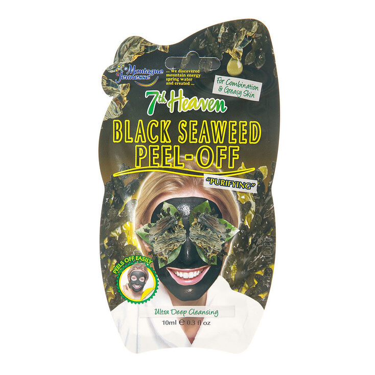 Black seaweed peel off mask 7th heaven