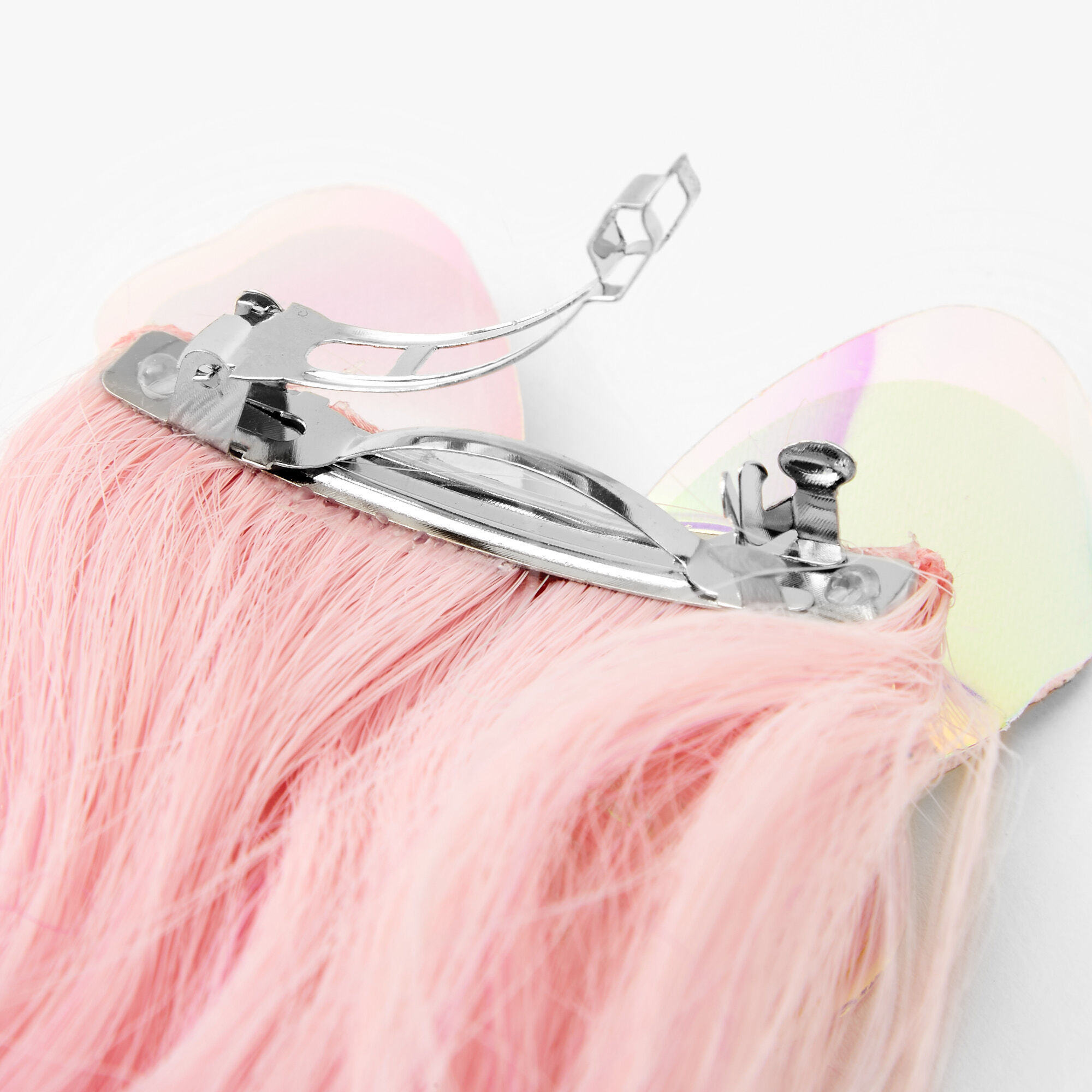 Claire's Club Butterfly Ombre Faux Hair Clip,