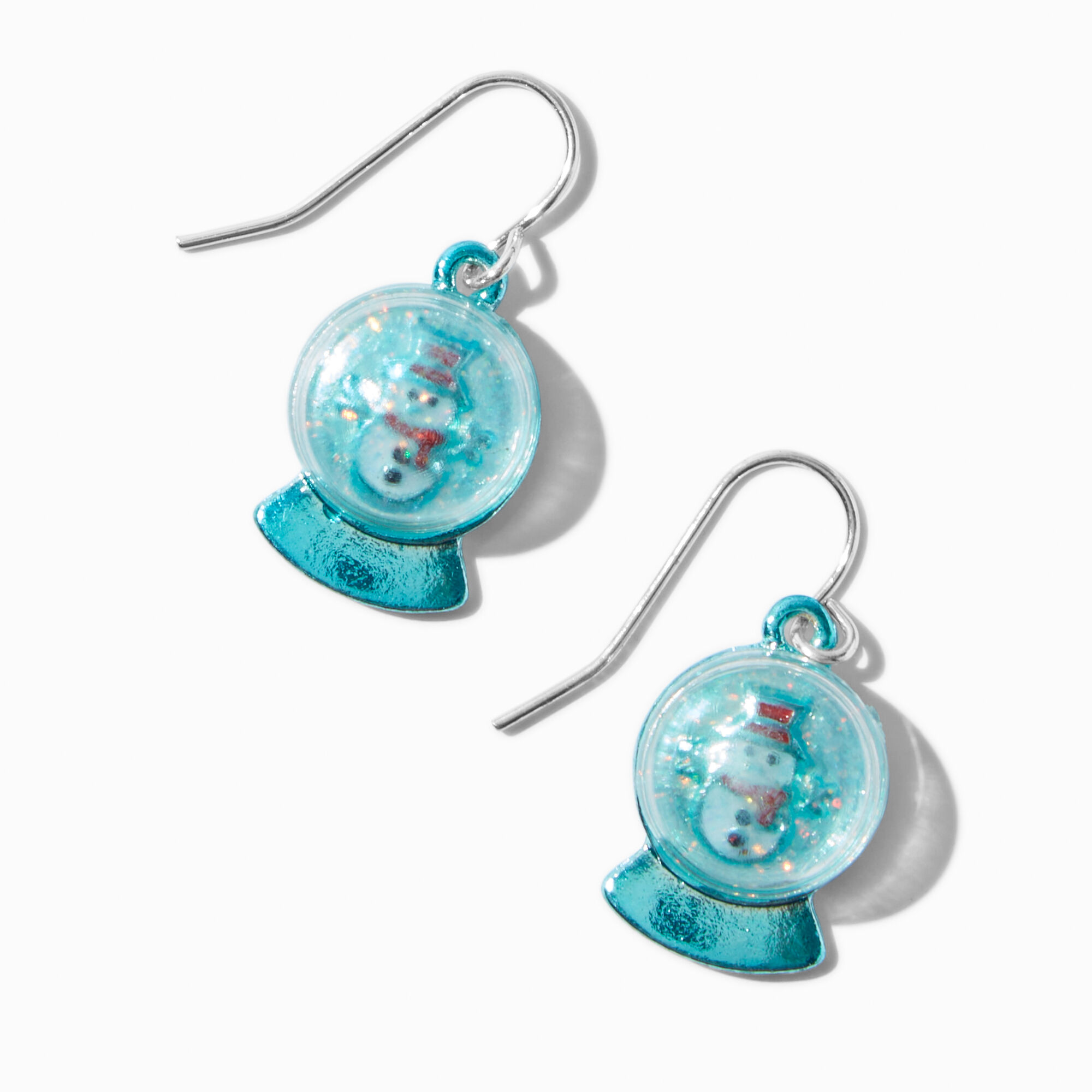 Snow Globe Drop Earrings,