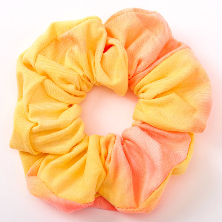 Medium Sunset Tie Dye Hair Scrunchie,