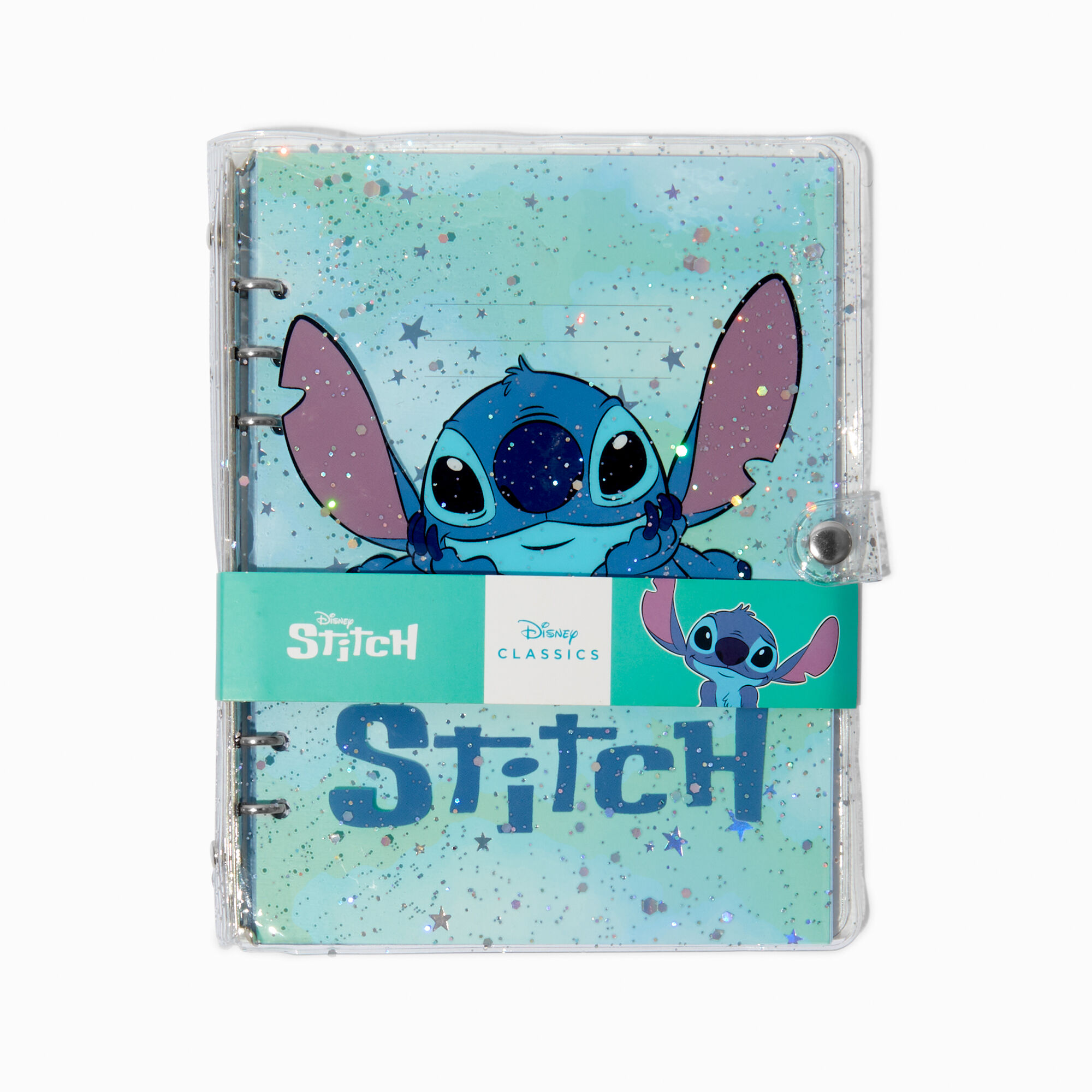 View Claires Disney Stitch Sleepy Shaker Notebook information