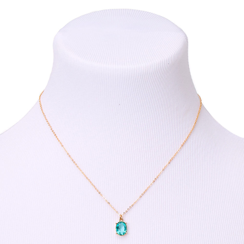 December Birthstone Jewellery Gift Set - Blue Zircon, 3 Pack,