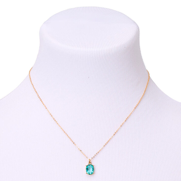 December Birthstone Jewellery Gift Set - Blue Zircon, 3 Pack,