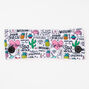 Unicorn Doodle Print Button Headwrap,