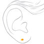 Silver Rainbow Sea Critter Stud Earrings - 9 Pack,