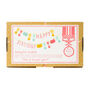 Stylo fraise en tissu pelucheux,