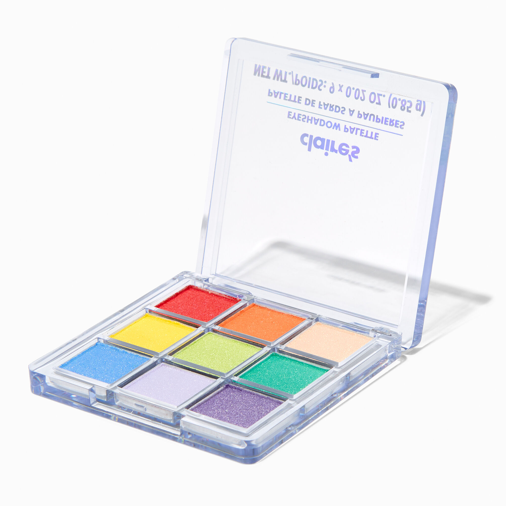 View Claires Glitter Eyeshadow Palette Rainbow information