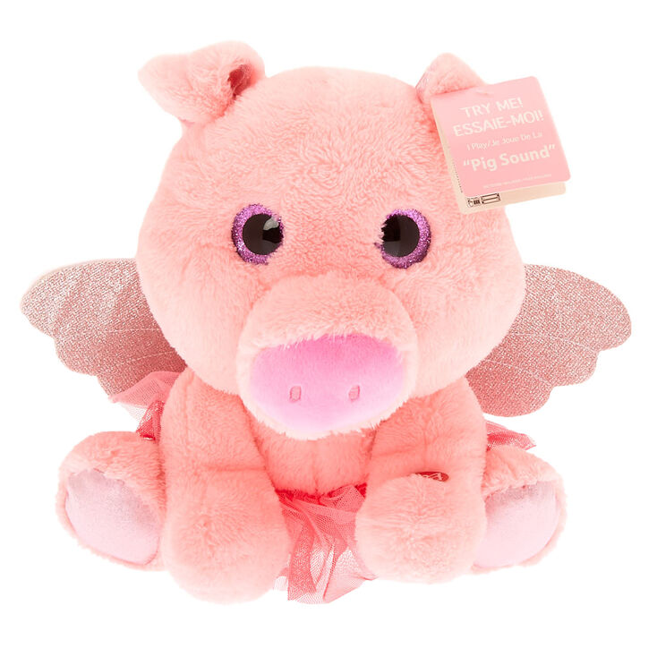Claire's Peluche cochon rose Oinking du Club Claire's