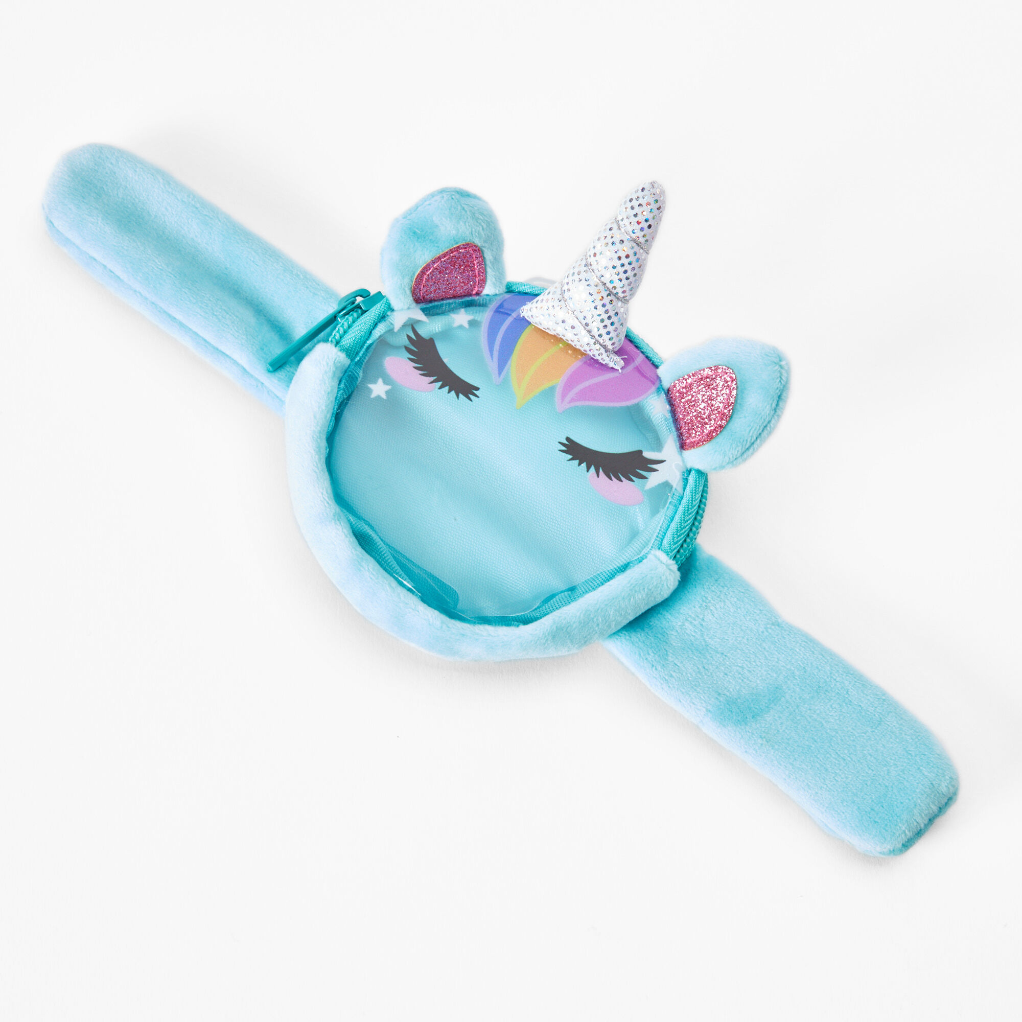 Unicorn Slap Wristlet Aqua Claire s US