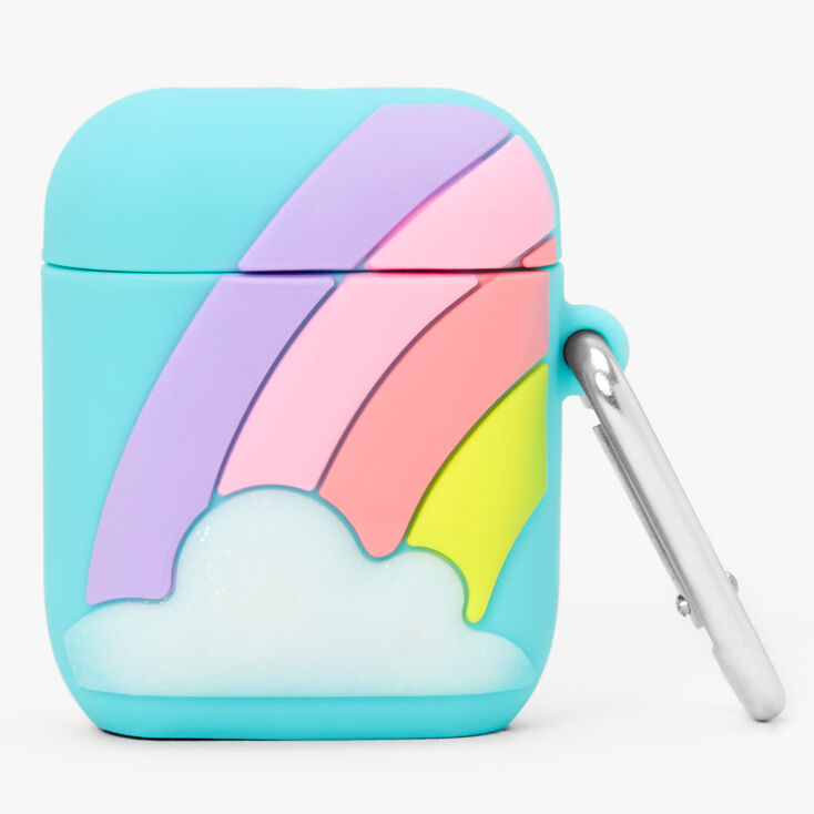 Pastel Rainbow Keychain Lip Gloss Pot,