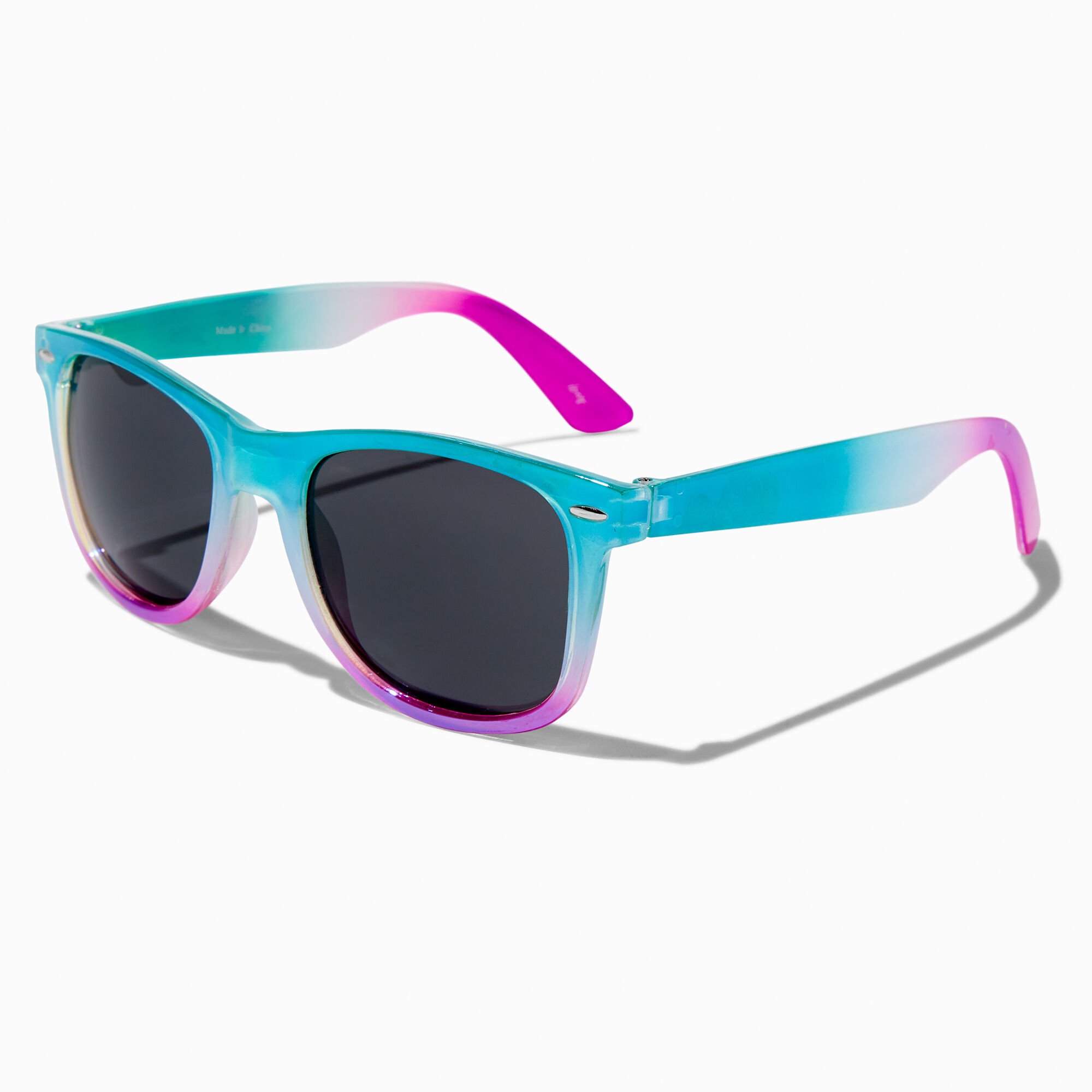 View Claires Mermaid Holographic Retro Sunglasses information