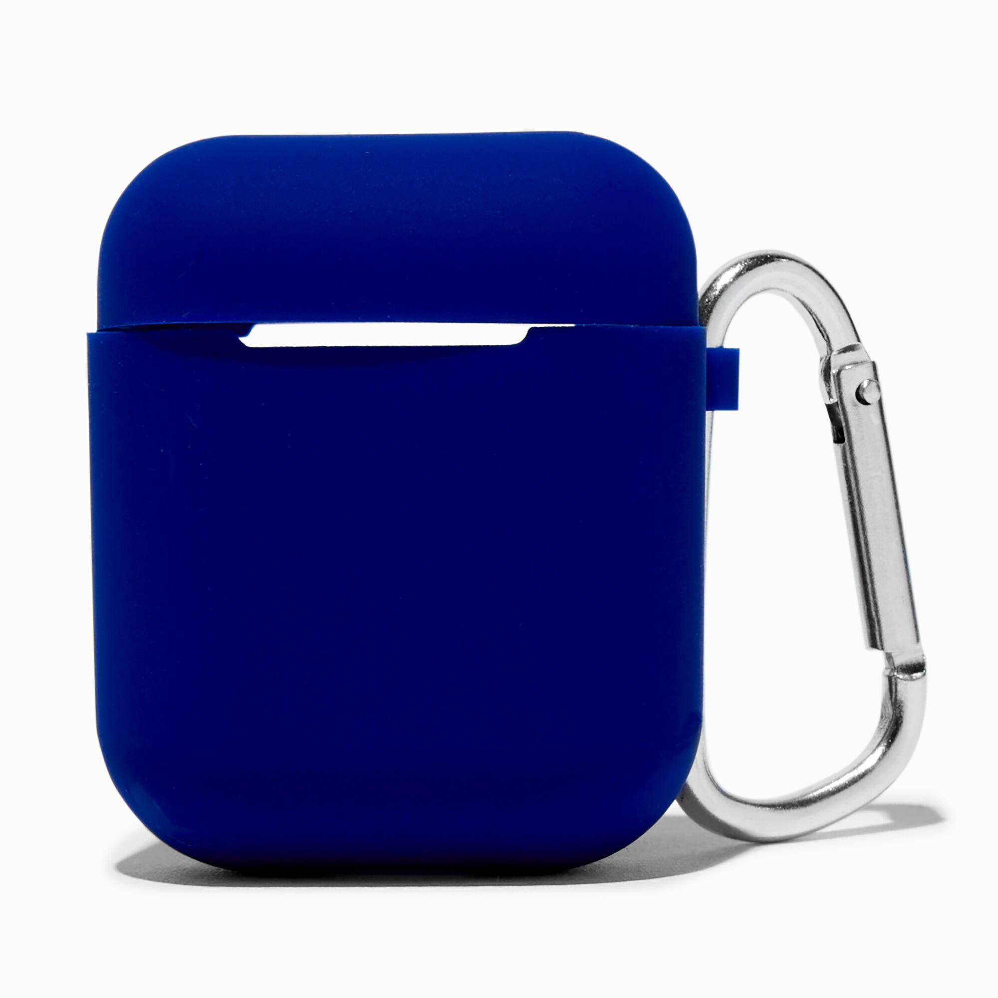 View Claires Cobalt Silicone Earbud Case Cover Compatible With Apple Airpods Blue information