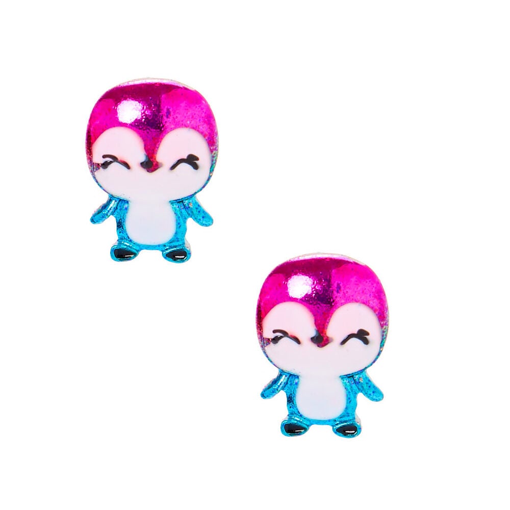 Penguin shop earrings claire's
