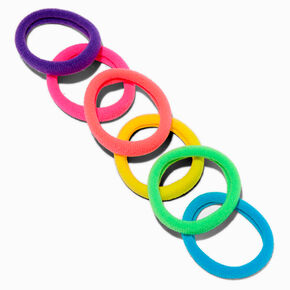 Claire&#39;s Club Neon Rolled Hair Ties - 12 Pack,