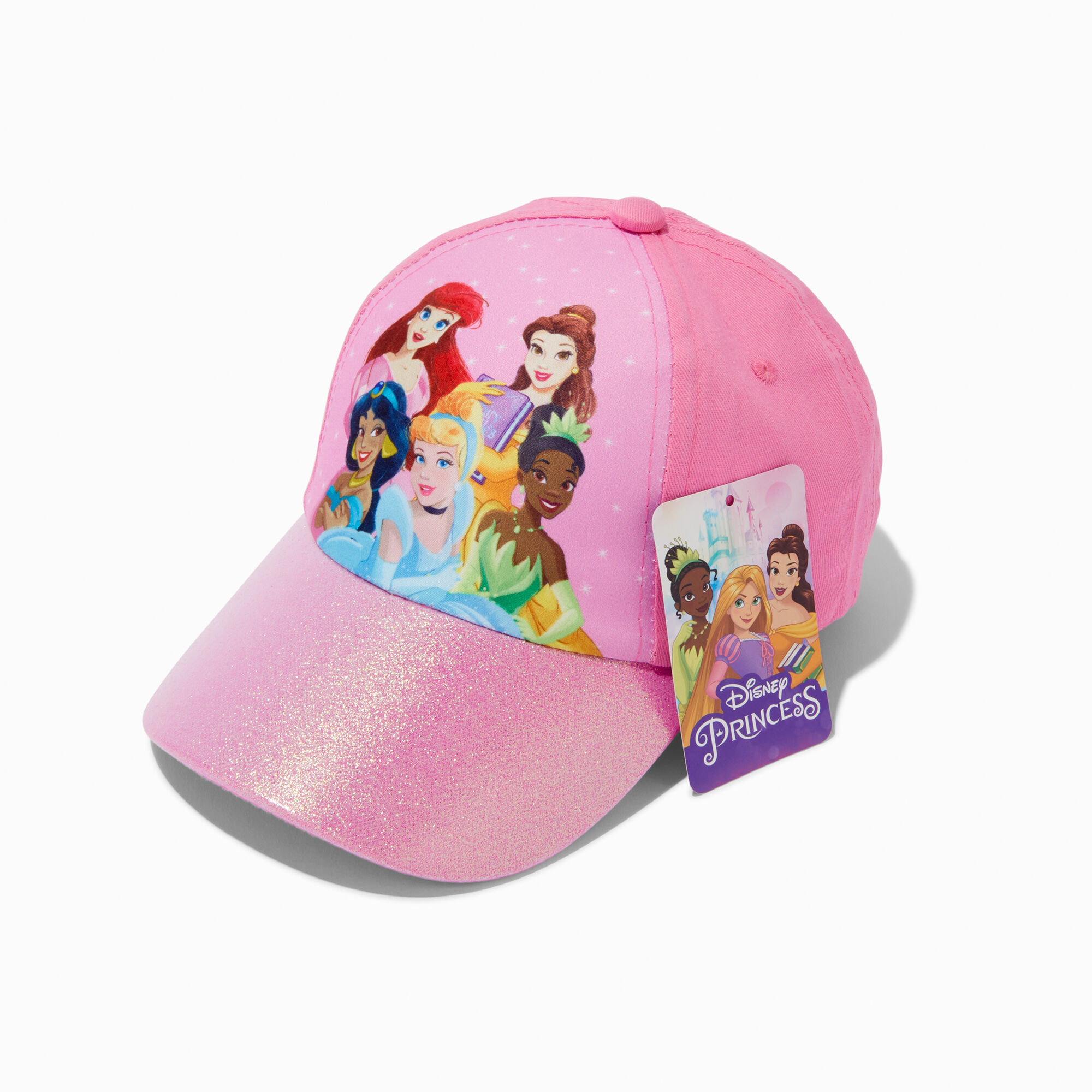 View Claires Disney Princess Adjustable Cap Pink information