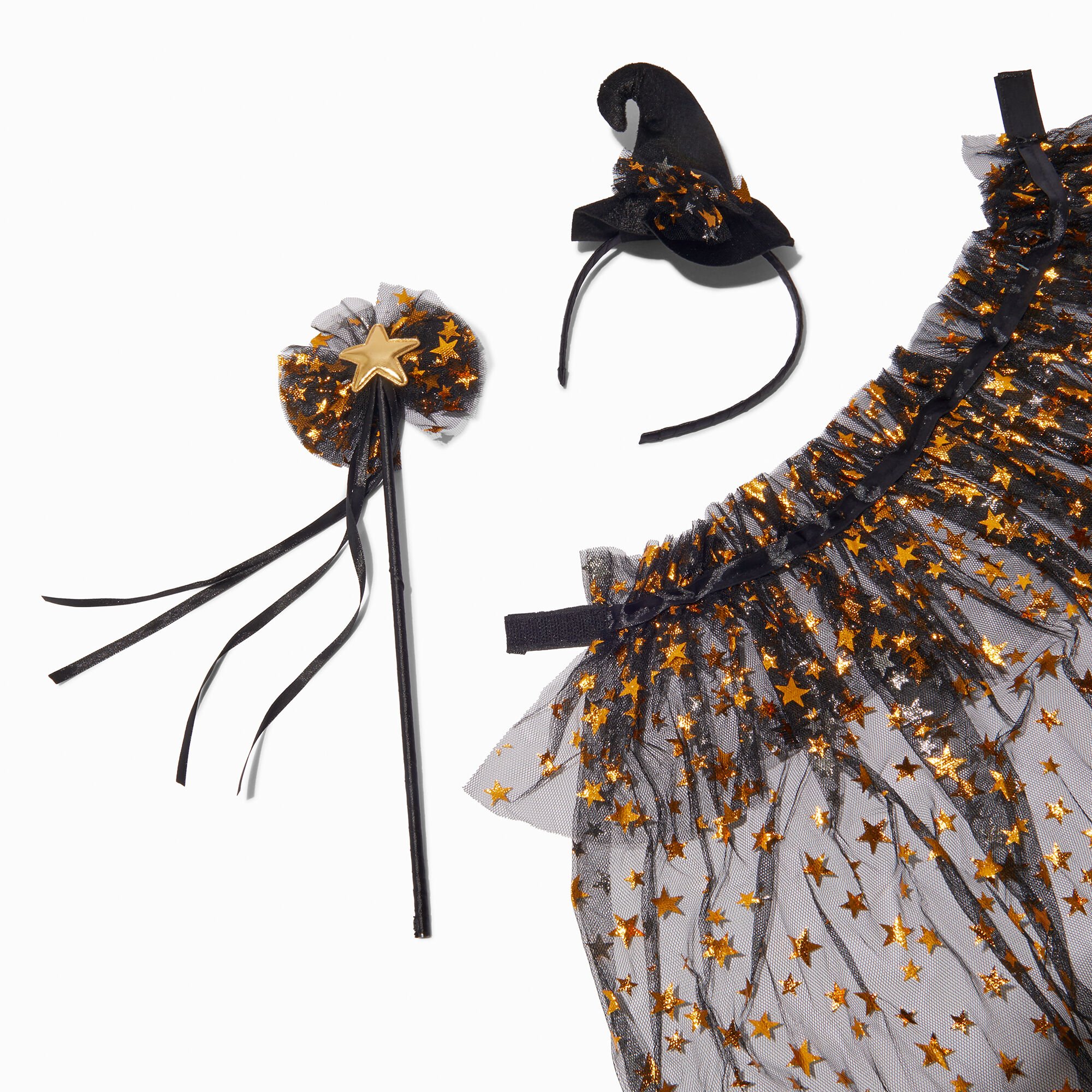 Gold Star Witch Dress Up Set - 3 Pack,