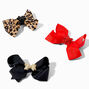 Claire&#39;s Club Holiday Loopy Hair Bow Clips - 3 Pack,