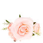 Pretty Rose Cluster Hair Clip - Pink,