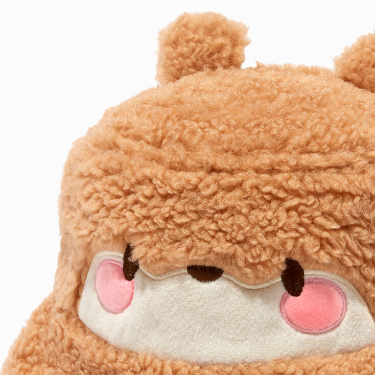 Claire&#39;s Club Sherpa Brown Chipmunk Bucket Hat,