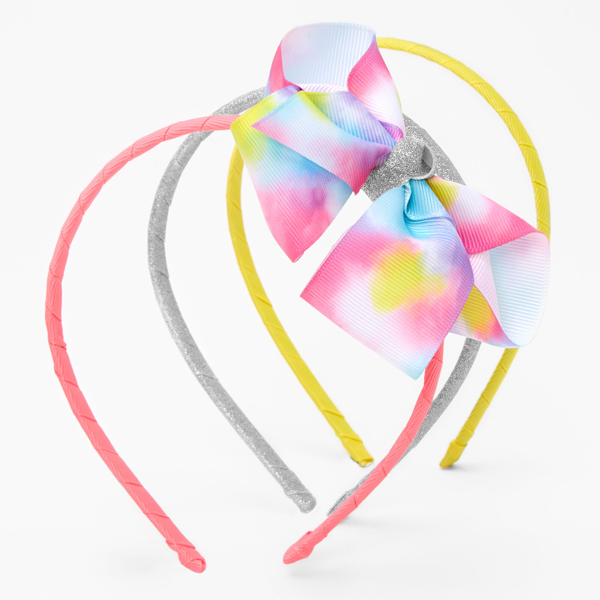 Claire's Serre-têtes à nœud tie-dye Claire's Club - Lot de 3