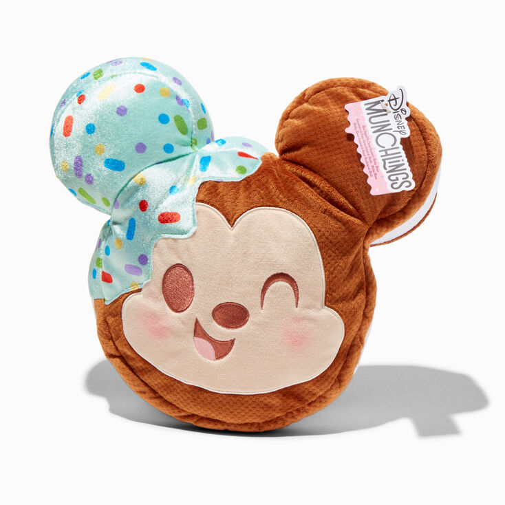 Disney Munchlings Squeeze-A-Munch Mint Chip Ice Cream Sandwich Mickey Mouse 10&#39;&#39; Plush Toy,