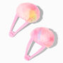 MeganPlays&trade; Claire&#39;s Exclusive Pastel Rainbow Pom Pom Headset Accessory,