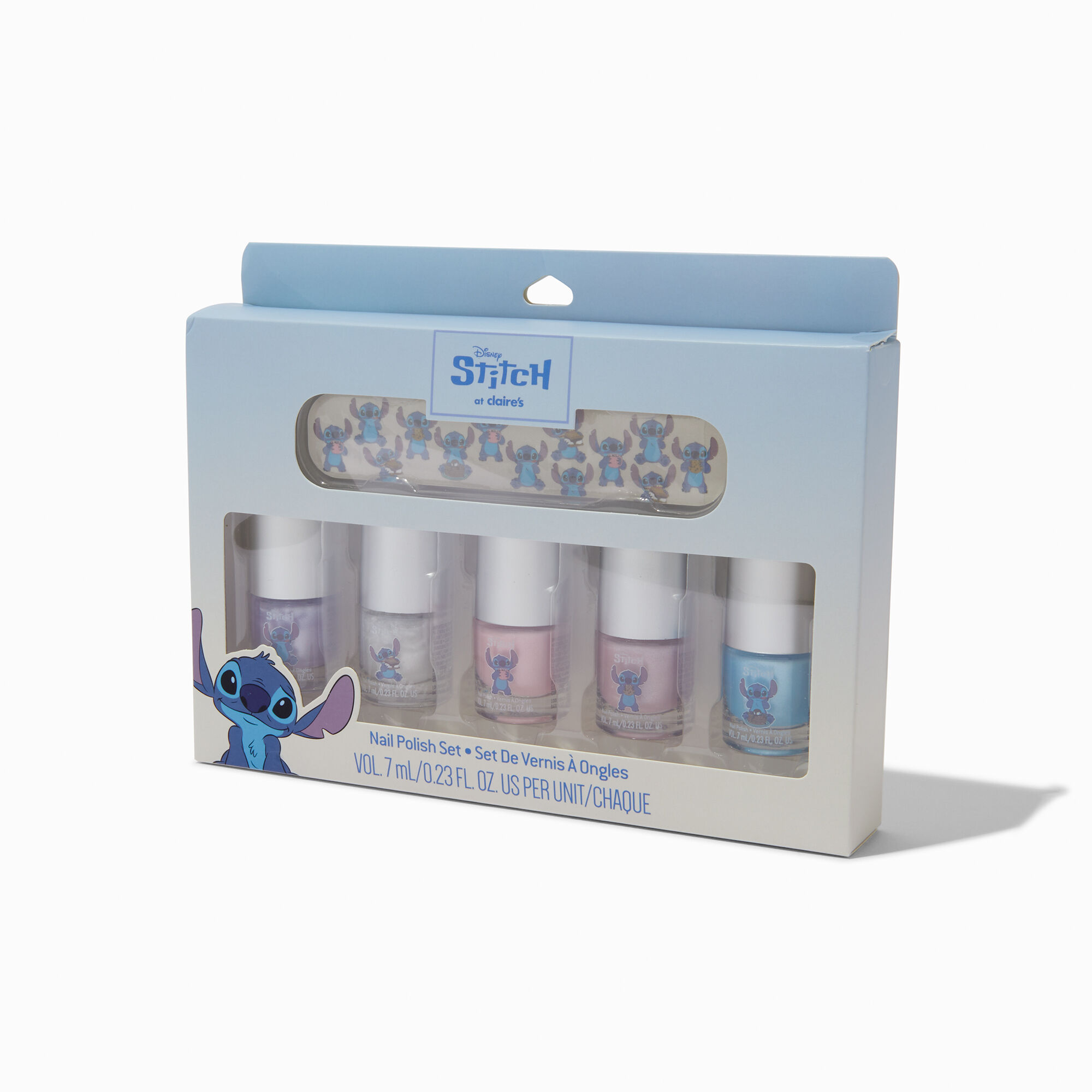 Disney Stitch Claire's Exclusive Cozy Nail Polish Set - 6 Pack