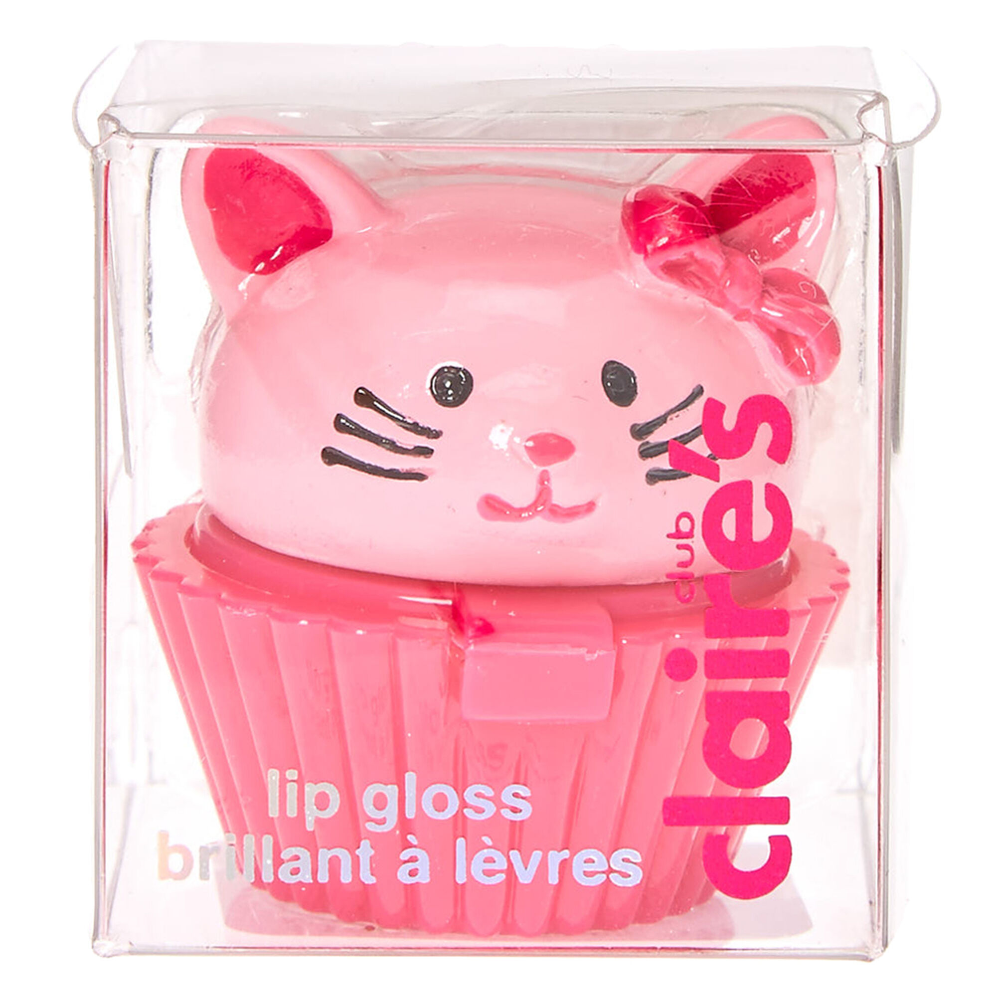 Claire S Club Pink Kitty Cat Lip Gloss Pot Claire S Us