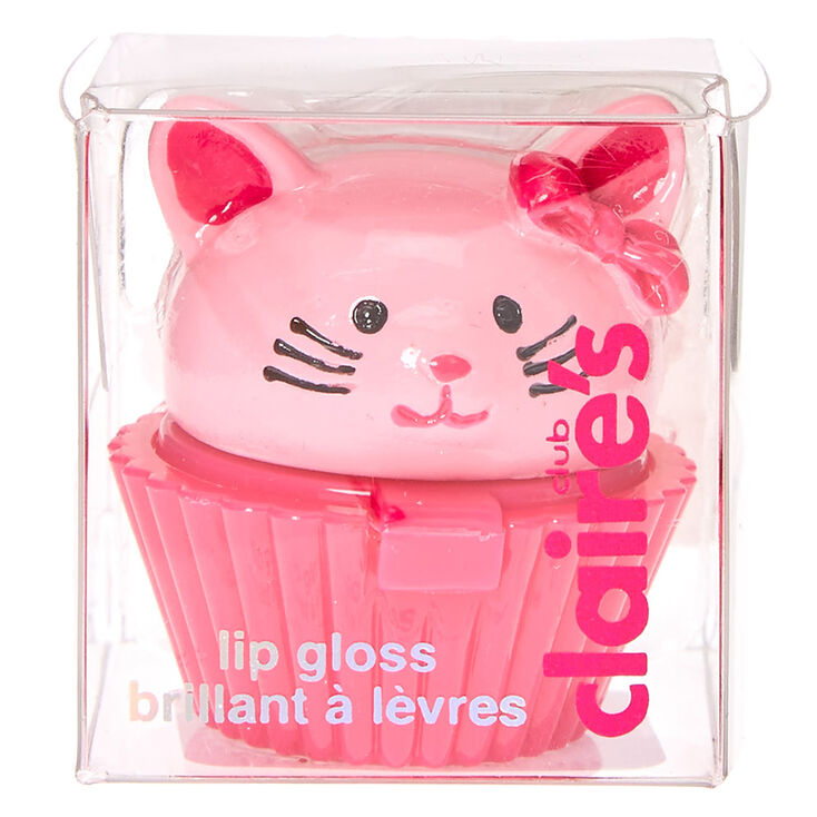 Claire&#39;s Club Avery the Cat Lip Gloss Pot - Pink,