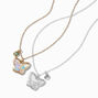Best Friends Shaker Butterfly Pendant Necklaces - 2 Pack,